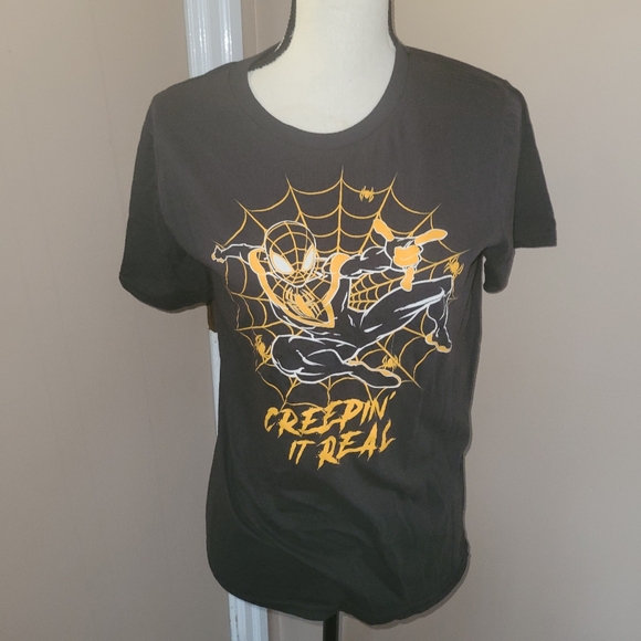 🏖$5 Marvel Spiderman Halloween tshirt Boyz xl - Picture 1 of 7